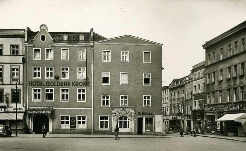 Kamienice w dzierżoniowskim rynku