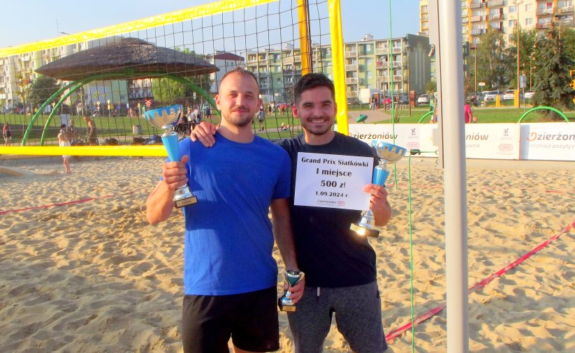 Mateusz Bury i Paweł Frydrychowski - zwycięzcy Grand Prix Siatkówki Plażowej