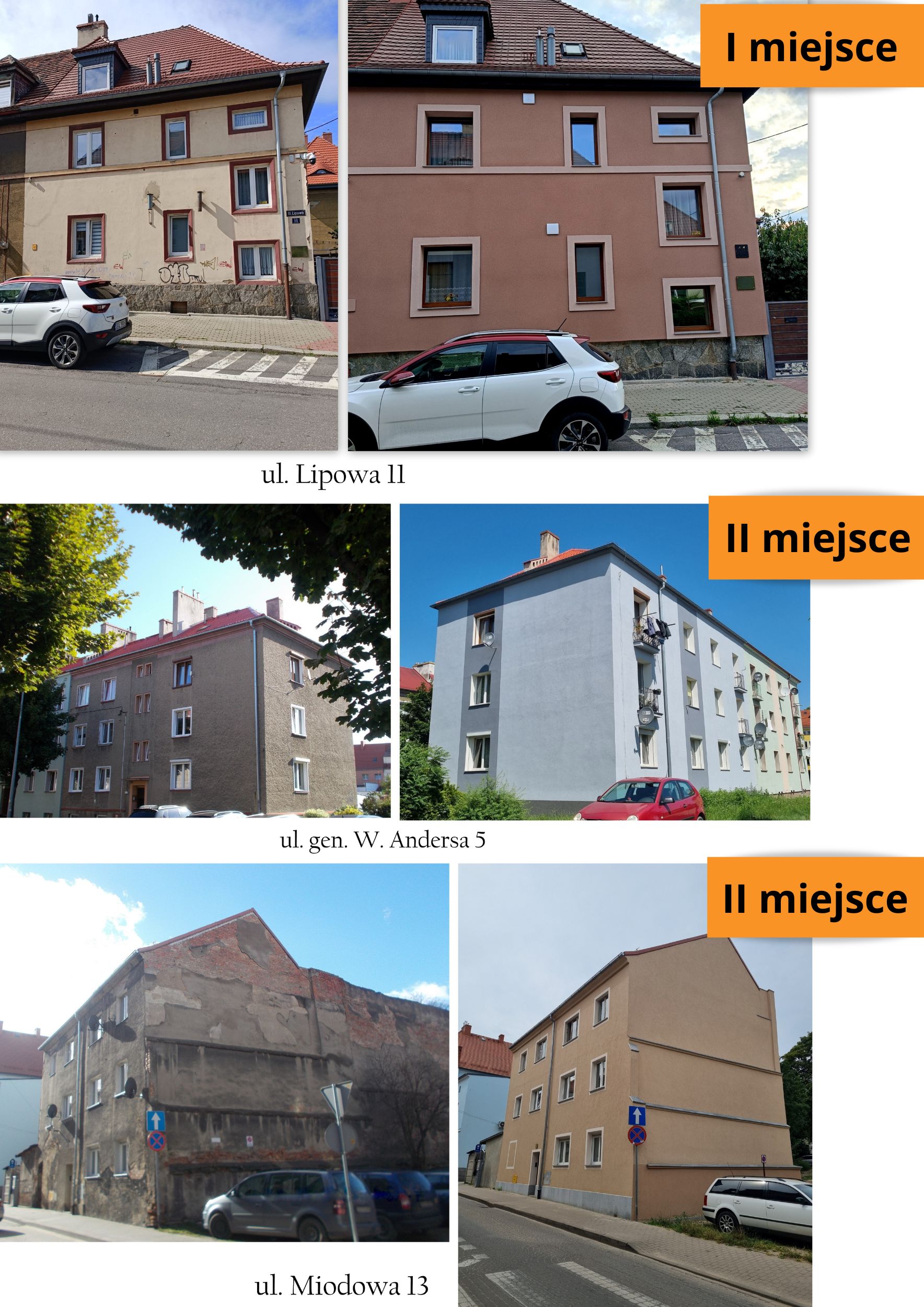 Zdjęcia nagrodzonych inwestycji przed i po remoncie