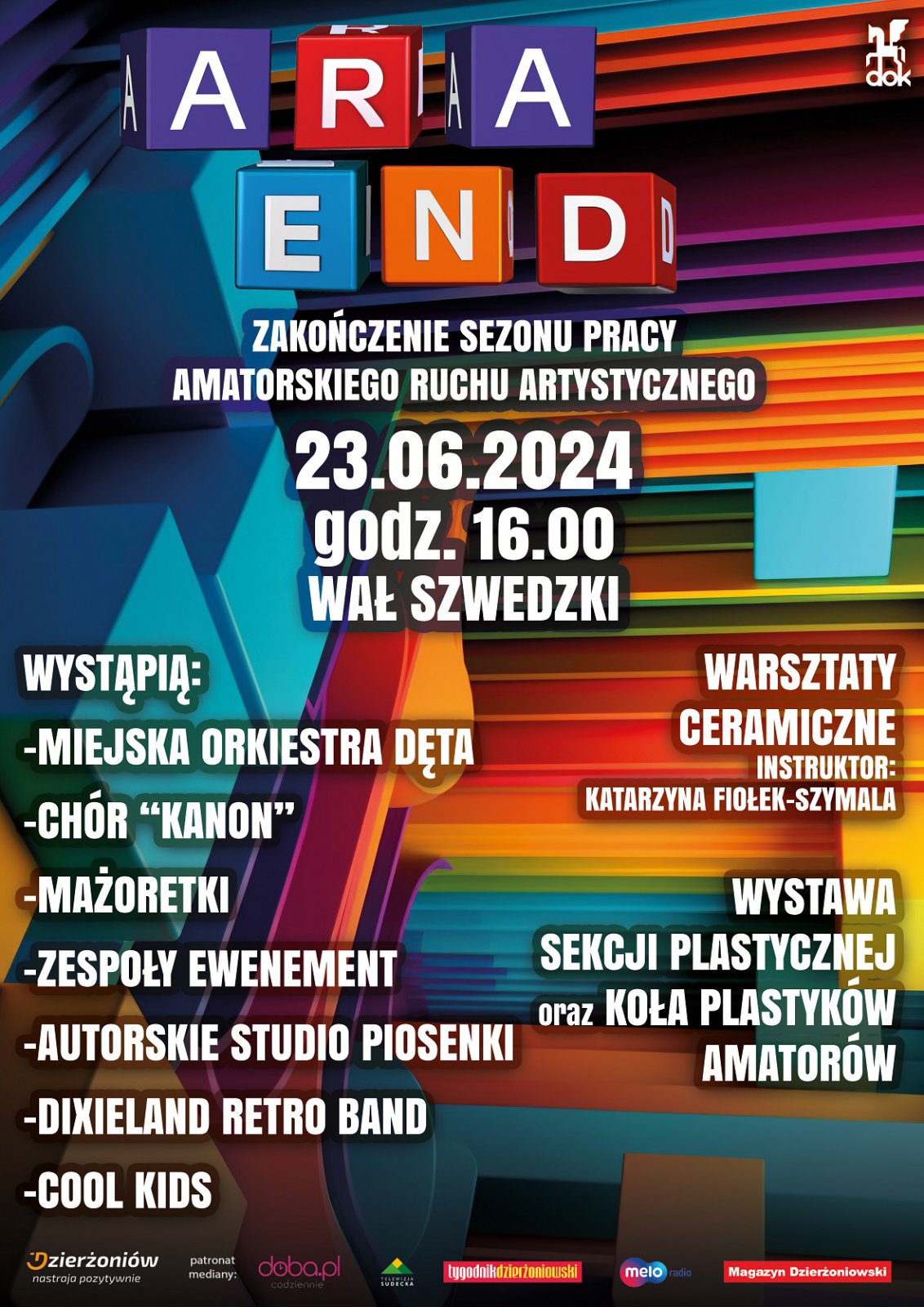 Plakat z informacjami zawartymi w tekście