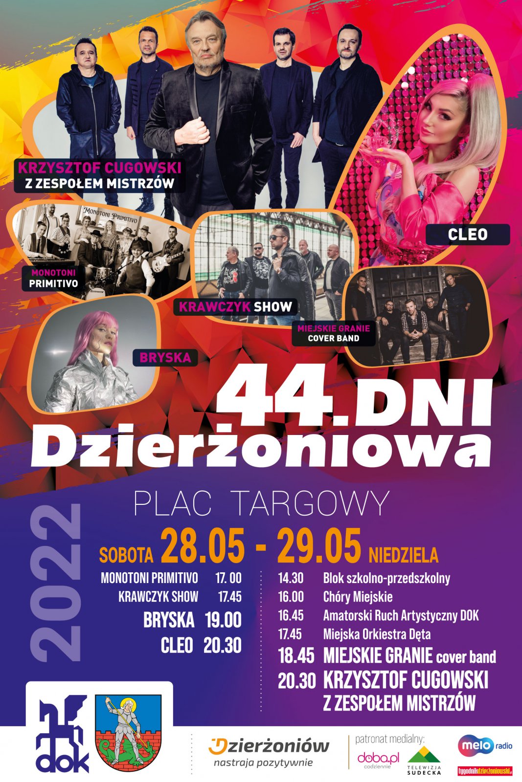 plakat 44. dni Dzierżoniowa