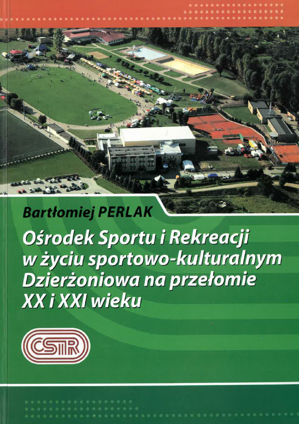 Okładka ksiżaki ukazującej działność ośrodka sportu w Dzierżoniowie
