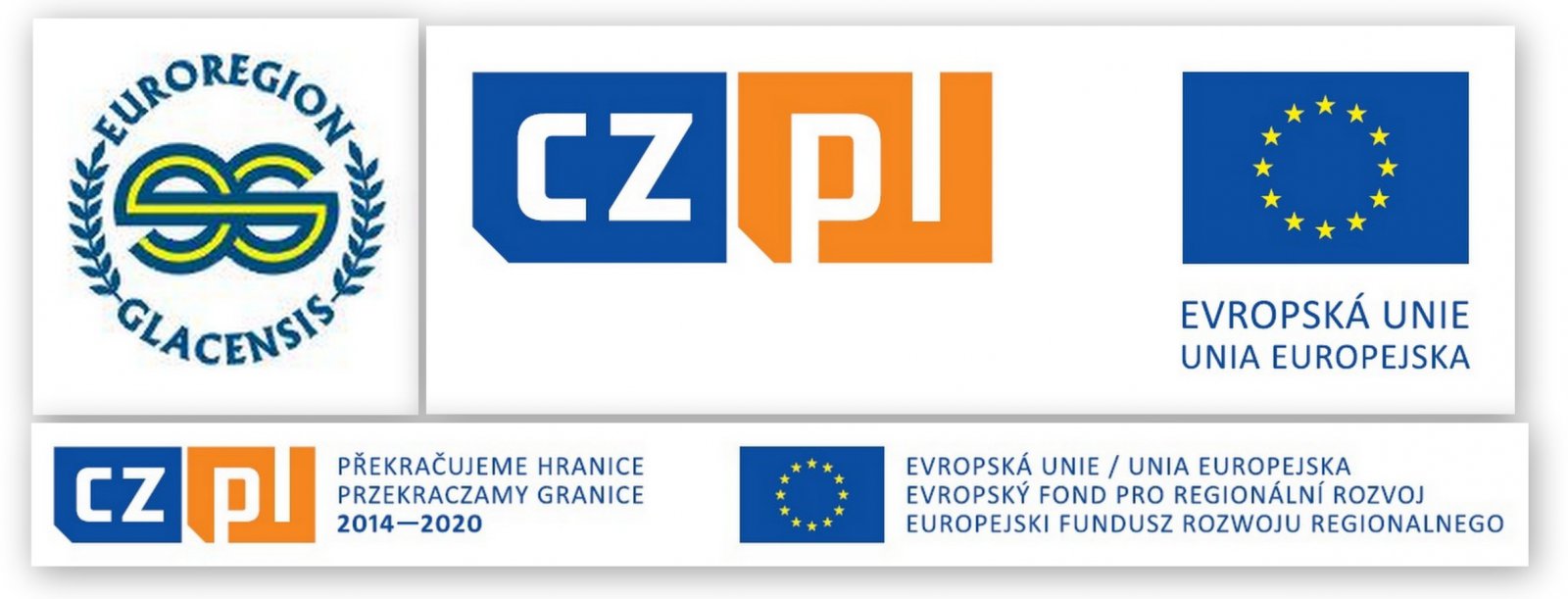 Logotypy instytucji Unii Europejskiej