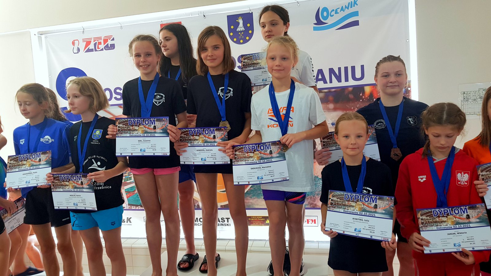 Zawodnicy MKS 9 wywalczyli na mistrzostwach w Ostrzeszowie medlae w różnych kategoriach wiekowych