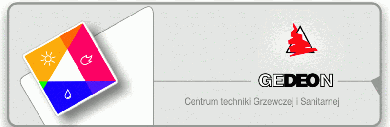 Logo Centrum Techniki Grzewczej i Sanitarnej GEDEON