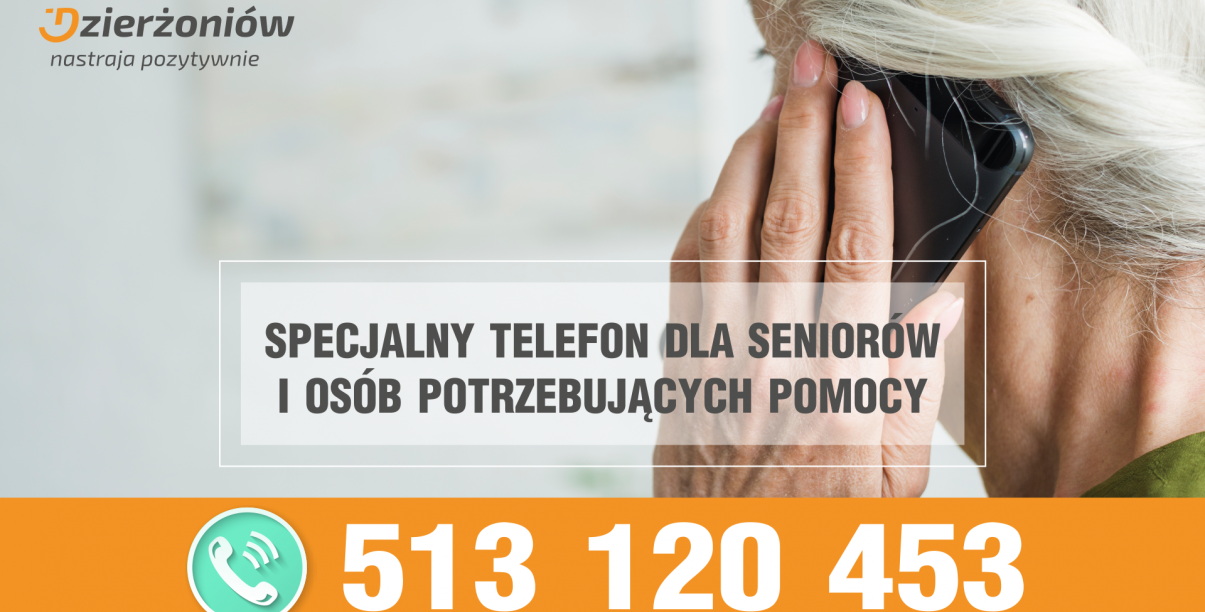 Plakat z alarmowym numerem telefonu