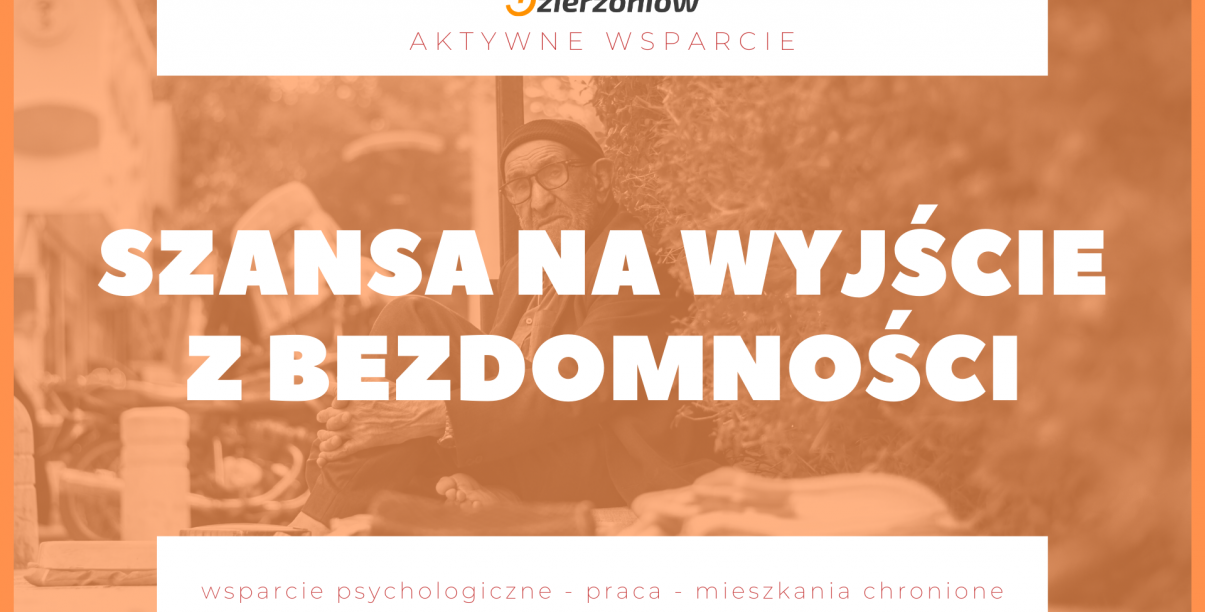 Npis Szansa na wyjście z samotności na żółtym tle