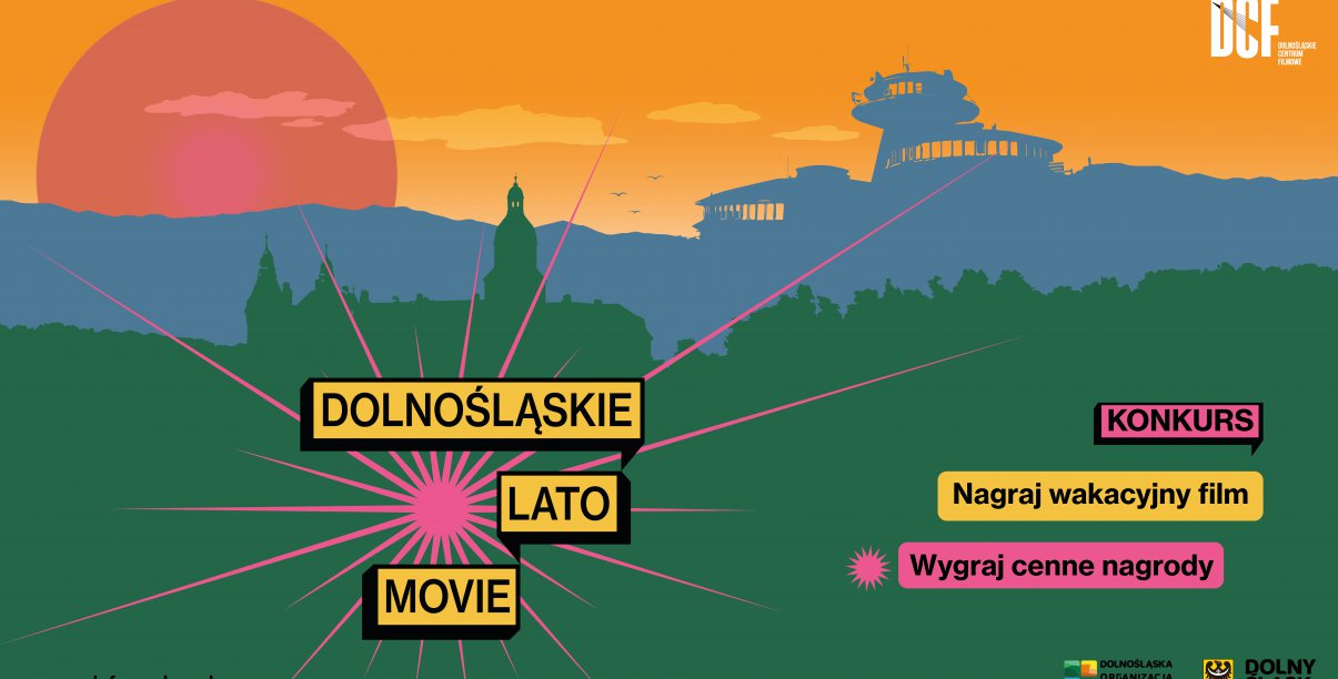 grafika. Napis dolnośląskie lato movie.