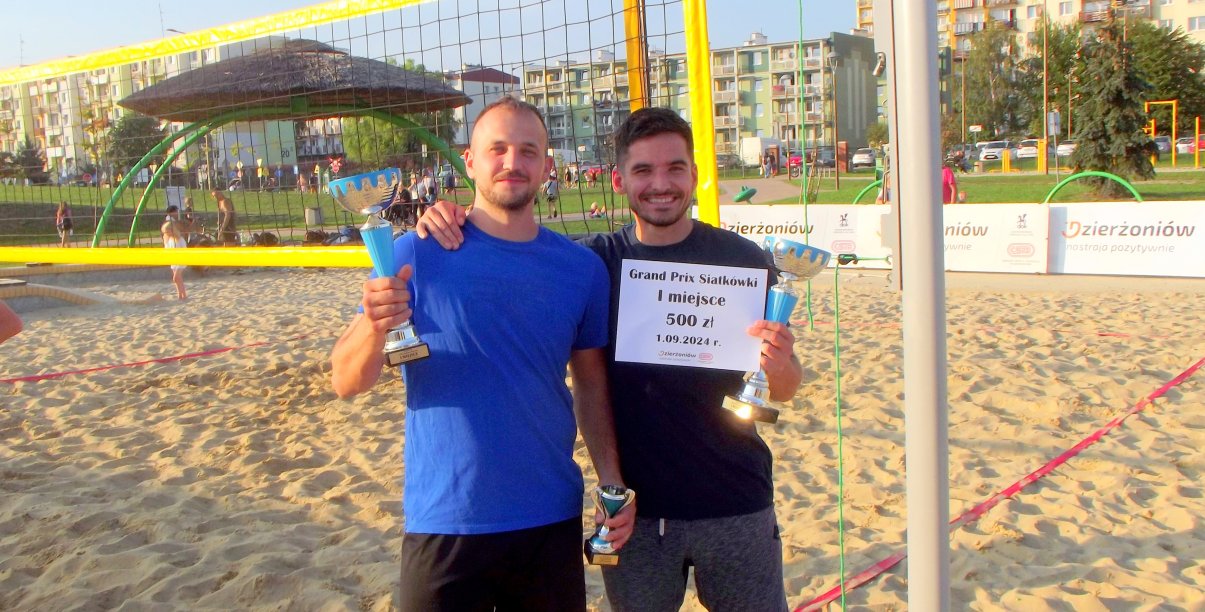 Mateusz Bury i Paweł Frydrychowski - zwycięzcy Grand Prix Siatkówki Plażowej