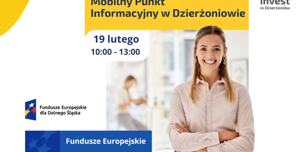 Plakat informujący o konsultacjach PIFE