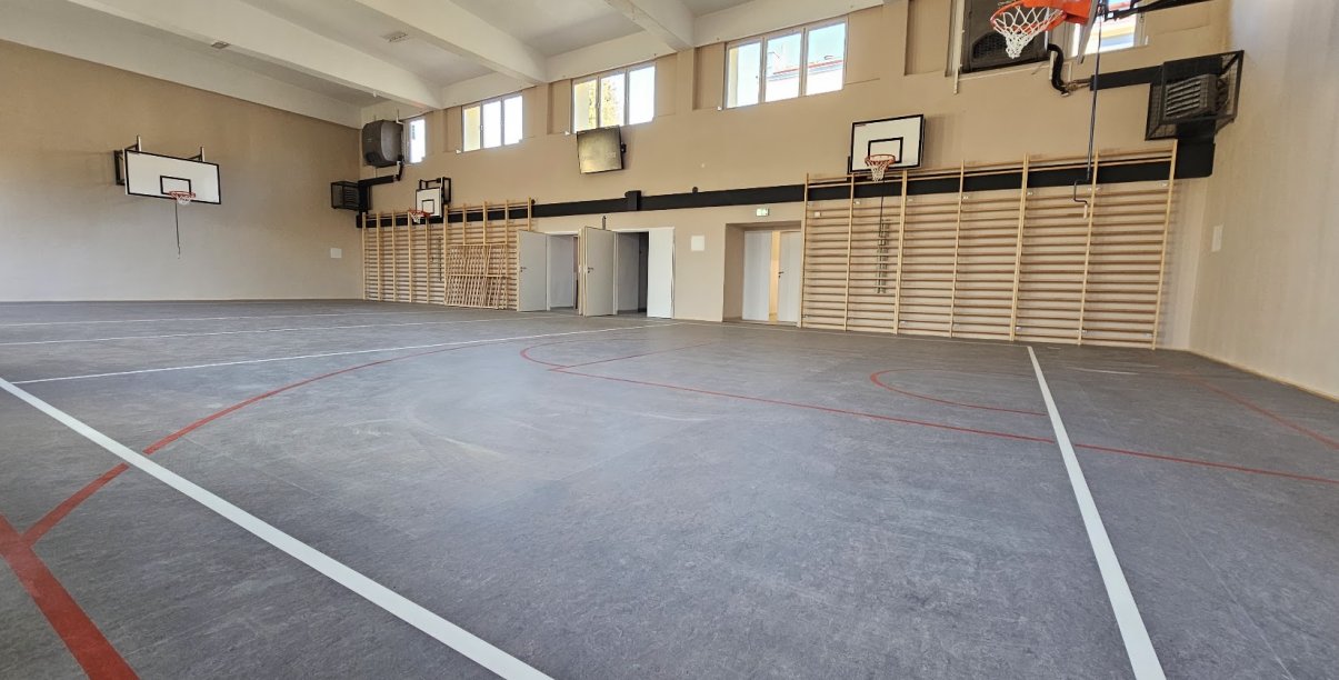 nowo wyremontowana sala gimnastyczna w SP 9