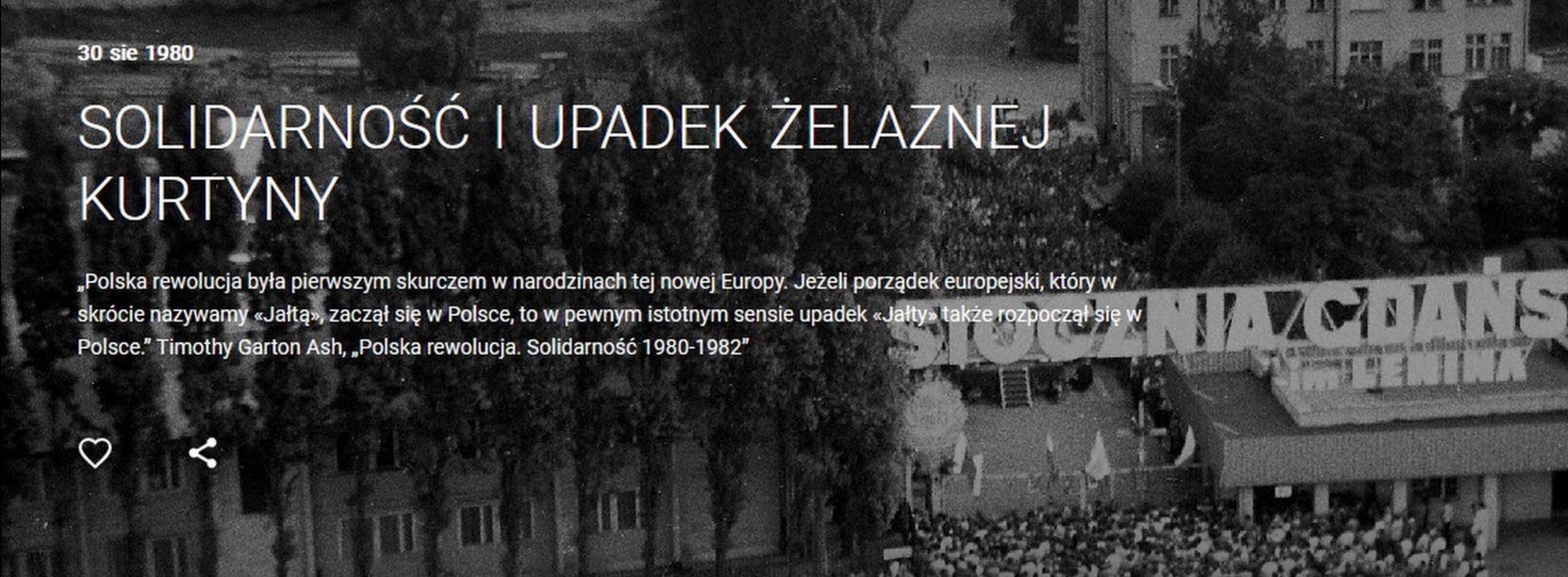 Zdjęcie pokazujące protesty pod Stocznią Gdańską