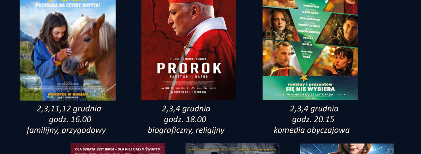 Kolaż plakatów filmowych