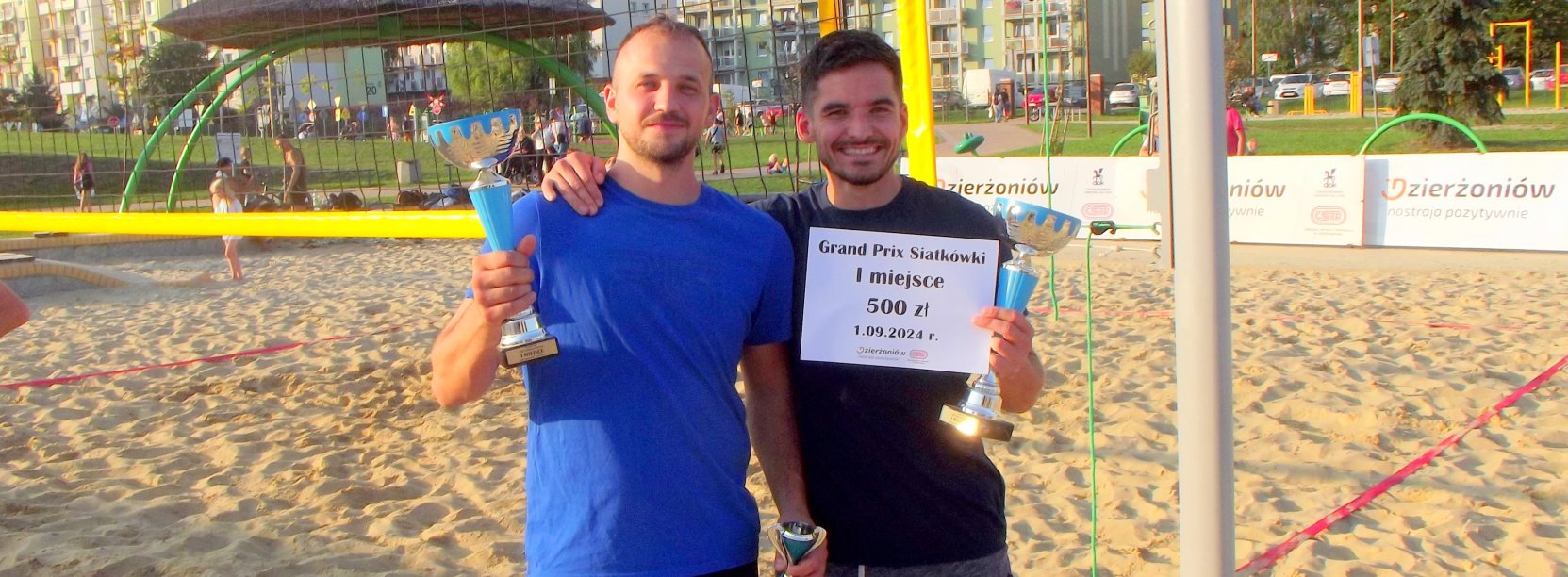 Mateusz Bury i Paweł Frydrychowski - zwycięzcy Grand Prix Siatkówki Plażowej