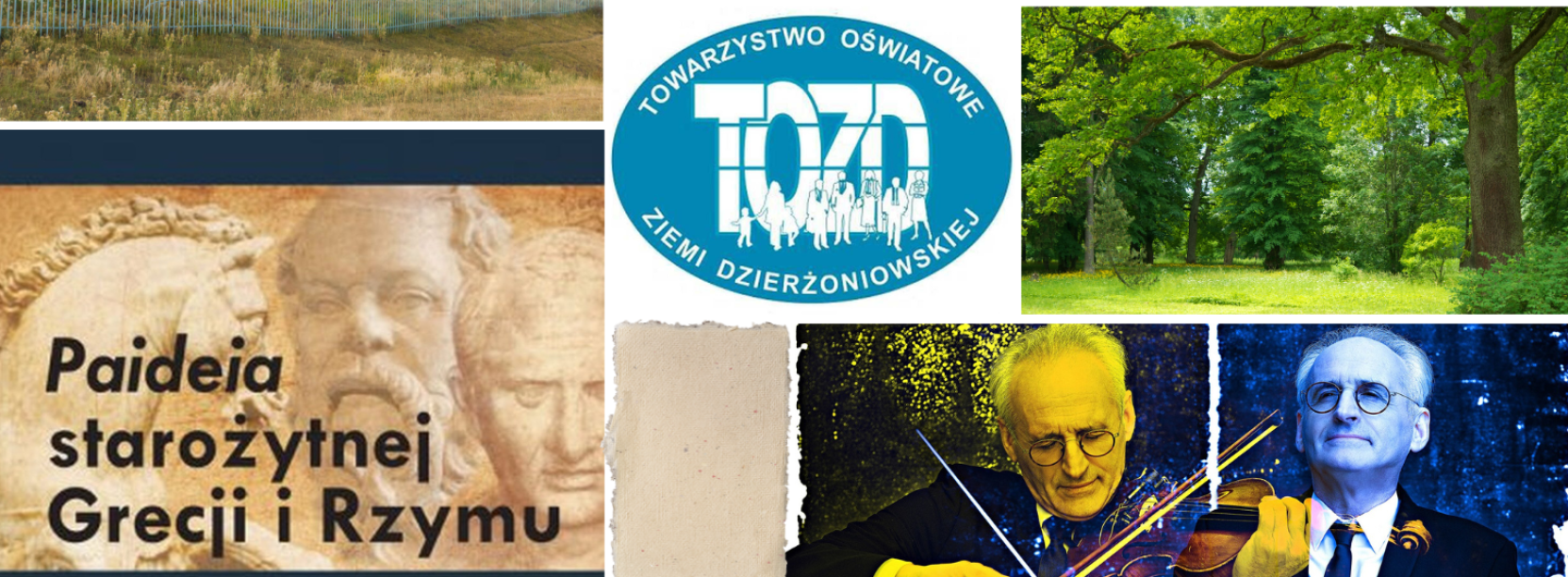 Kolaż różnych zdjęć, po środku napis TOZD