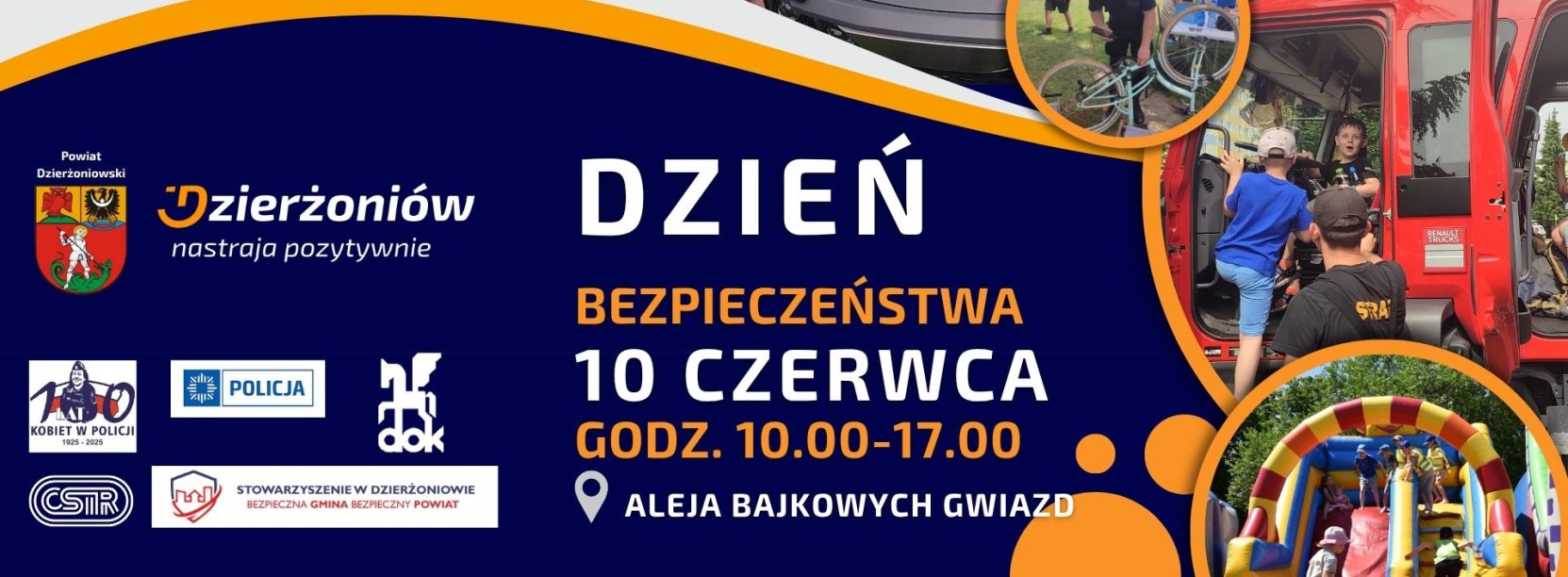 Grafika ozdobna z datą i miejscem wydarzenia