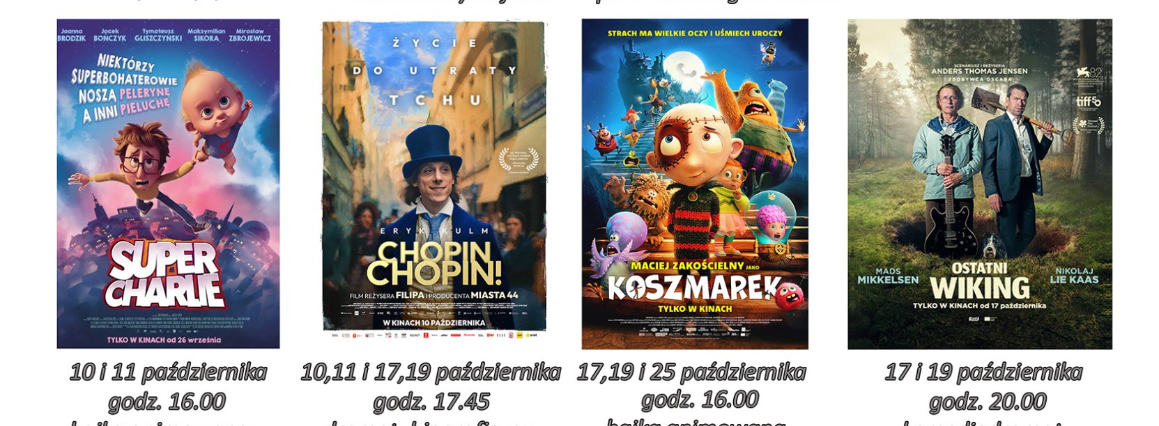 mozaika plakatów kinowych