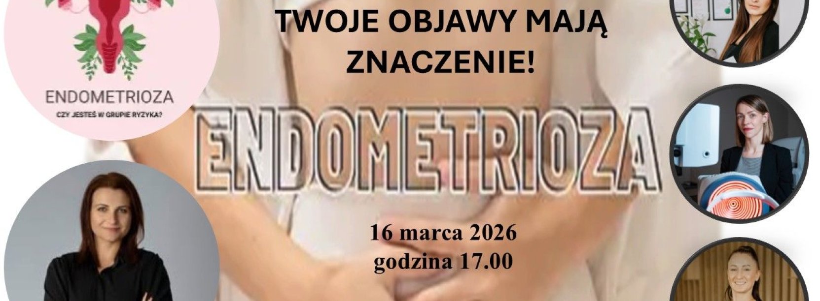 Grafika dotycząca spotkania nt. endometriozy
