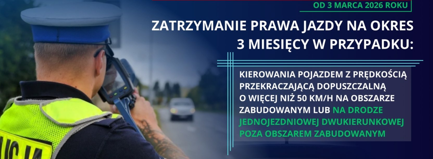 grafika z policjantem ruchu drogowego i treścią jak w tekście