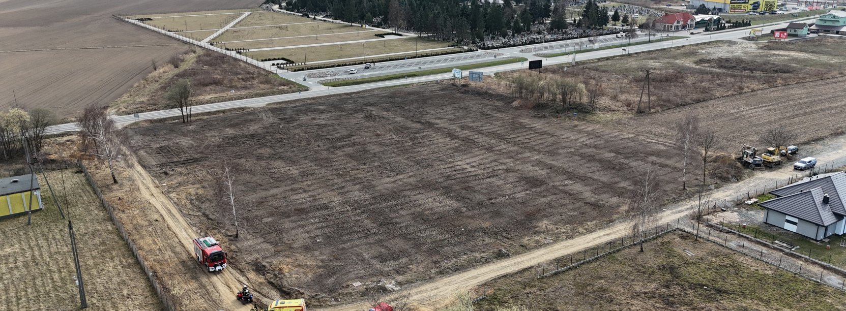 Budowa drogi z lotu ptaka