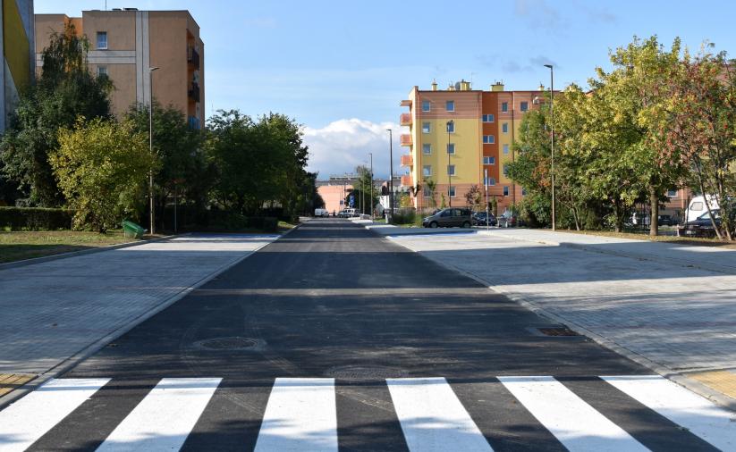 Widok na przejście dla pieszych