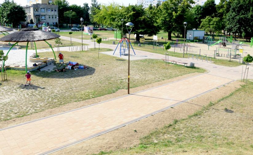 Widok na nowy łącznik z góry