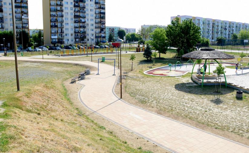 Widok z góry na Aleję Bajkowych Gwiazd