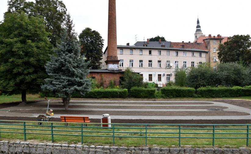 Widok owocowego sweru od ul. Kopernika