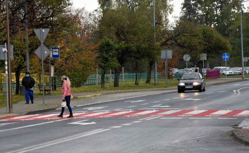 Aktywny przejście na ul. Kopernika za dnia