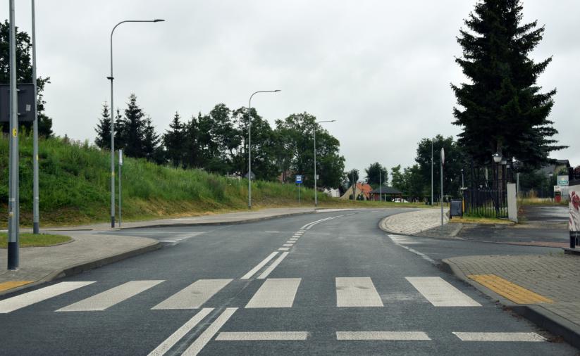 Przejście dla pieszych przed skrzyowaniem Cichej i Szpitalnej