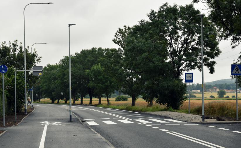 Wyjazd z Dzierżoniowa ulicą Cichą, w kierunku Dobrocina i Niemczy