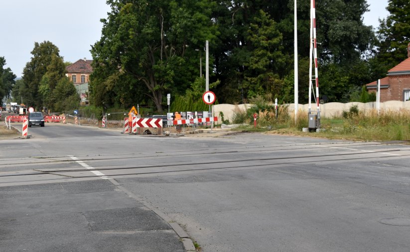 Przejazd kolejowy na drodze miejskiej