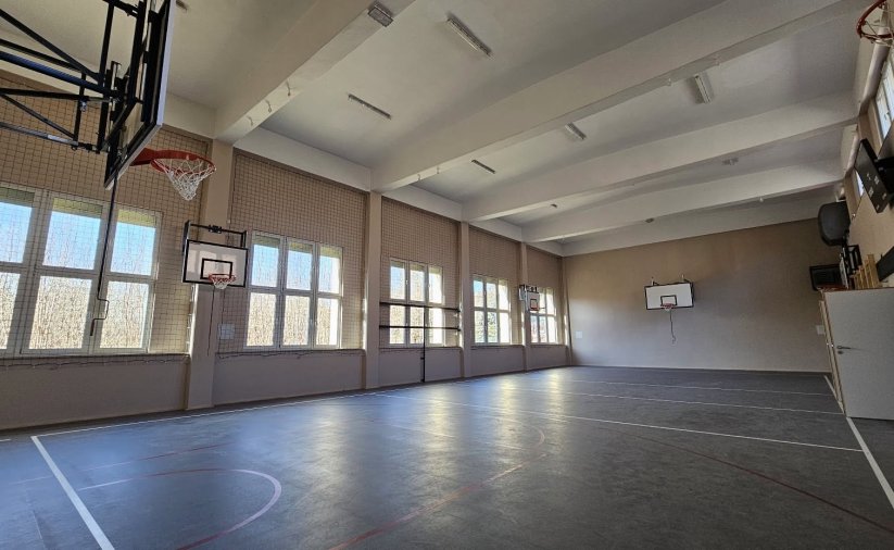 Sala gimnastyczna po remoncie