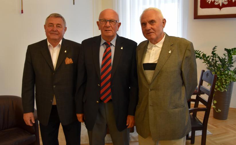Na zdjęciu od lewej Janusz Moskalski, Wiesław Pisarski i Aleksander Szymanowski