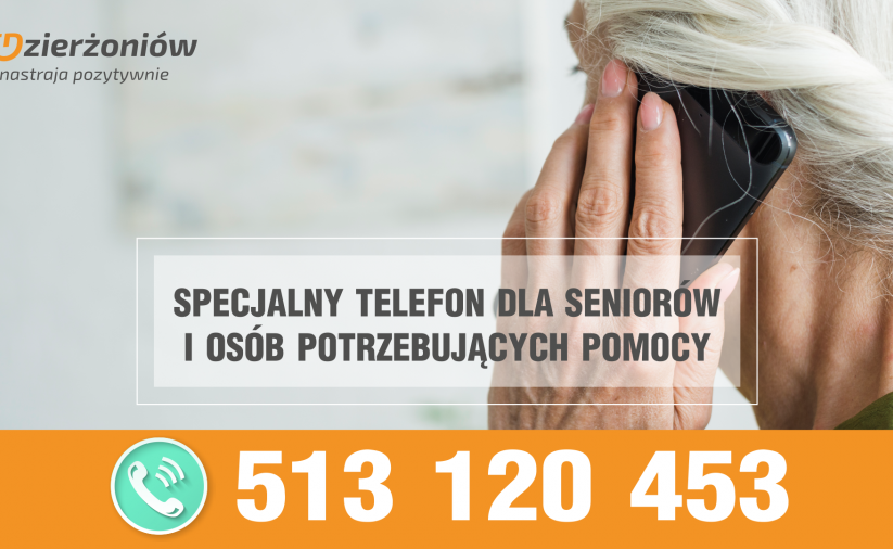 Plakat z alarmowym numerem telefonu