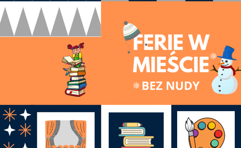 Tegoroczne półzimowiska mogą być organizowane wyłącznie stacjonarnie. Nie oznacza to jednak, że ferie w mieście muszą być nudne. Wszystkie szkoły podstawowe przygotowały bardzo bogata ofertę na czas zimowego wypoczynku.