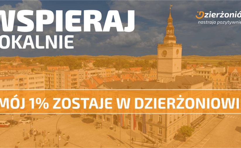 Szaro-żółta grafika z napisem Wspieraj lokalnie