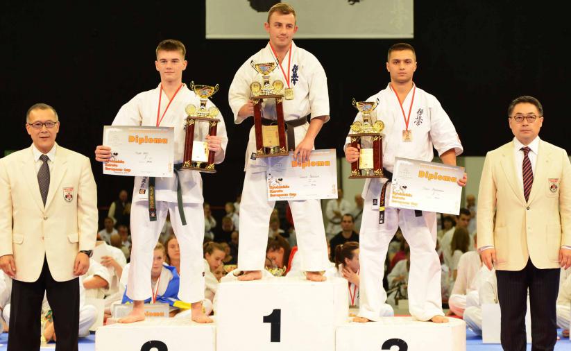 Tomasz Staciuk na najwyższym miejscu podium