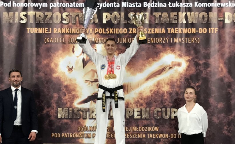 Maksymilian Palej zdobył trzy tytułu Mistrza Polski na jednych zawodach