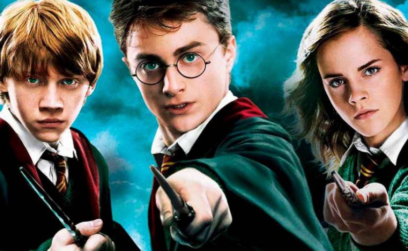 Kadr z filmu Harry Potter i trójka bohaterów