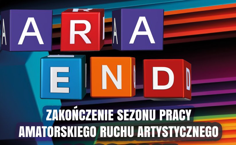 Element ozdobny - kolorowy napis Ara End
