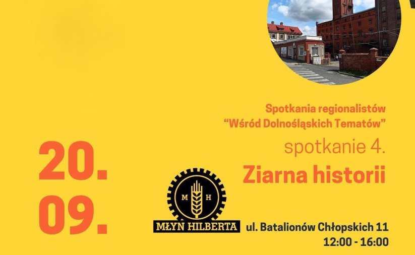 Grafika z napisem „Wśród dolnośląskich tematów”