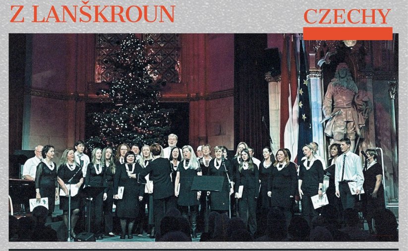 Zdjęcie chóru podczas występu w kościele