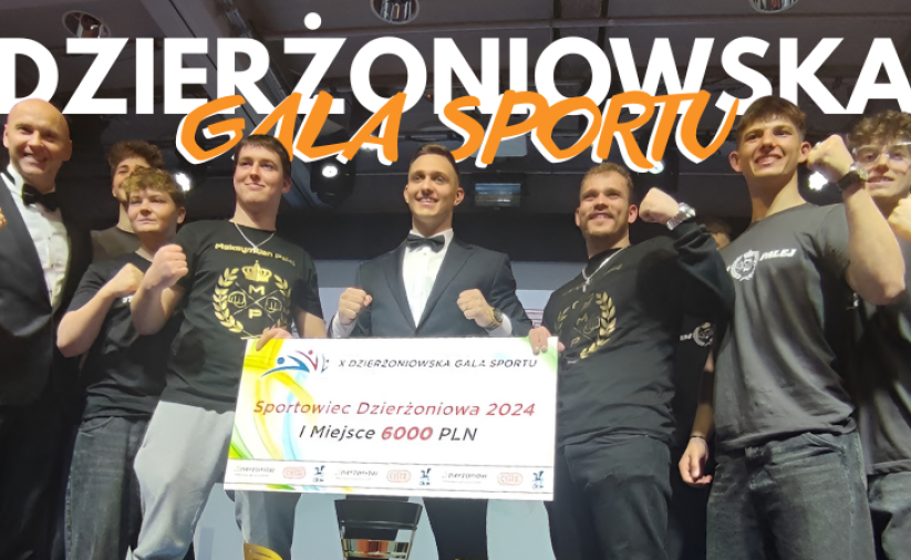 Zdjęcie laureatów poprzedniej Dzierżoniowskiej Gali Sportu