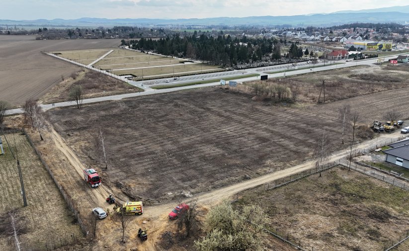 Budowa drogi z lotu ptaka