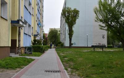 Przebudowa chodników na os. Błękitnym