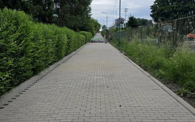 Droga za stadionem miejskim