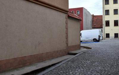 Wejście do kwartału od strony ul. Kościelnej