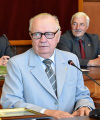 Zdjęcie z przemowy Franciszka Kozyra
