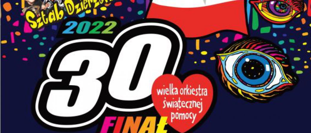 Kolorowy plakat z terminami orkiestrowych wydarzeń 